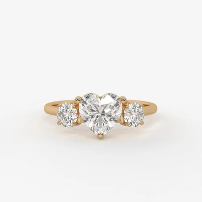 Valentia Infinite Heart Trio Ring