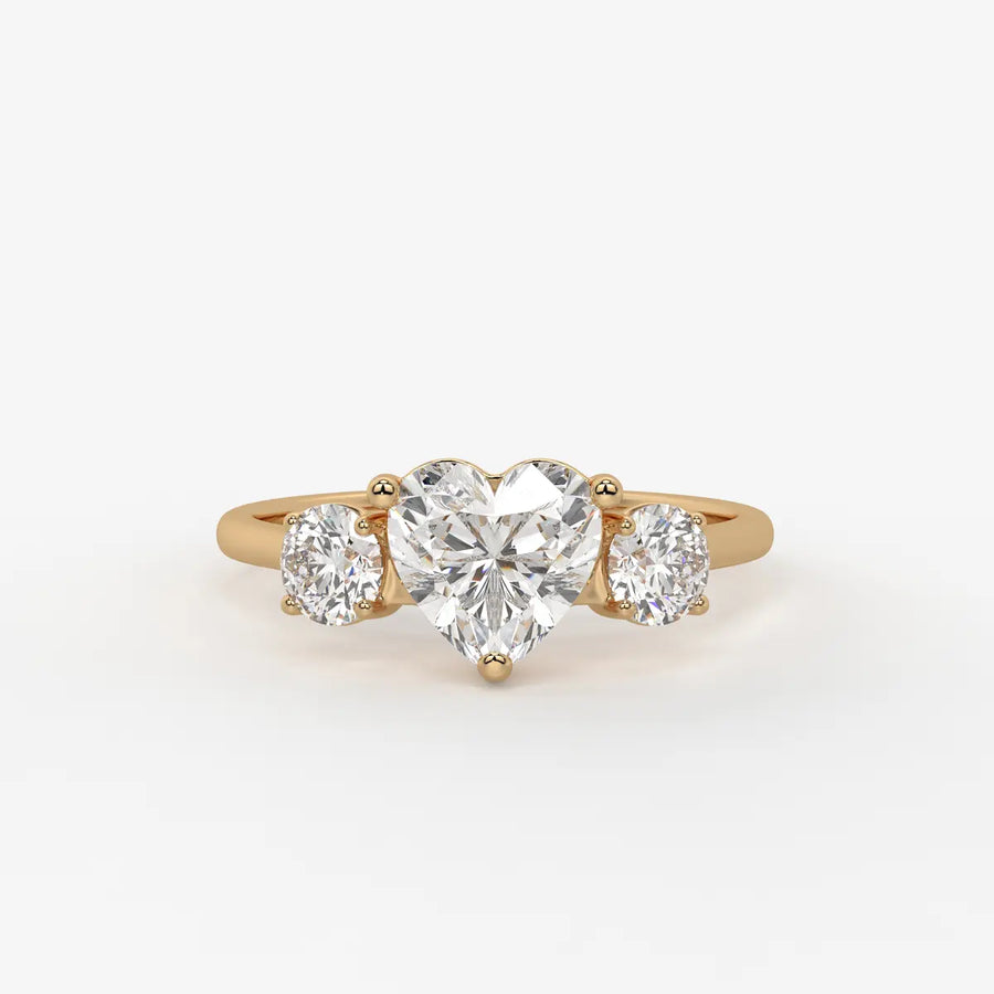 Valentia Infinite Heart Trio Ring