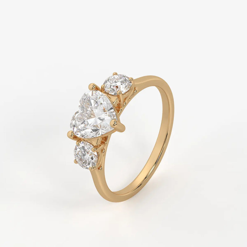 Valentia Infinite Heart Trio Ring