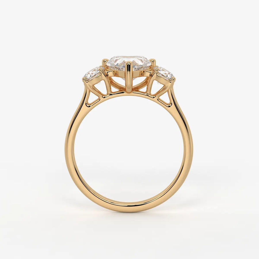 Valentia Infinite Heart Trio Ring