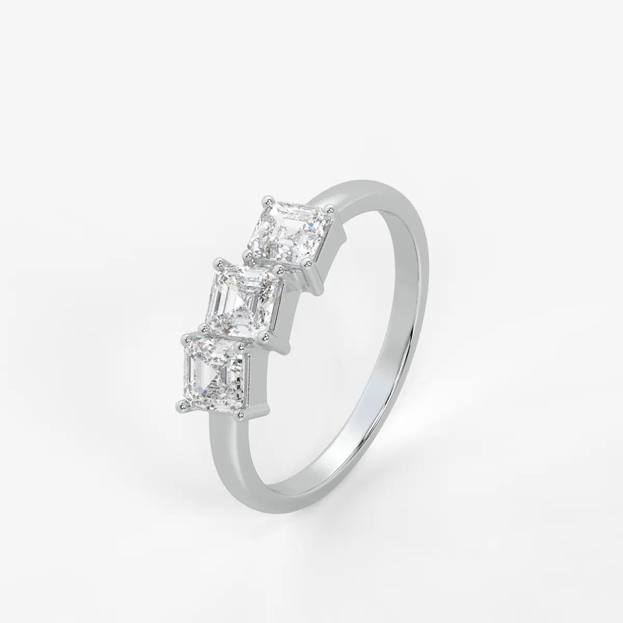 Luminaire Geometric Trio Diamond Ring
