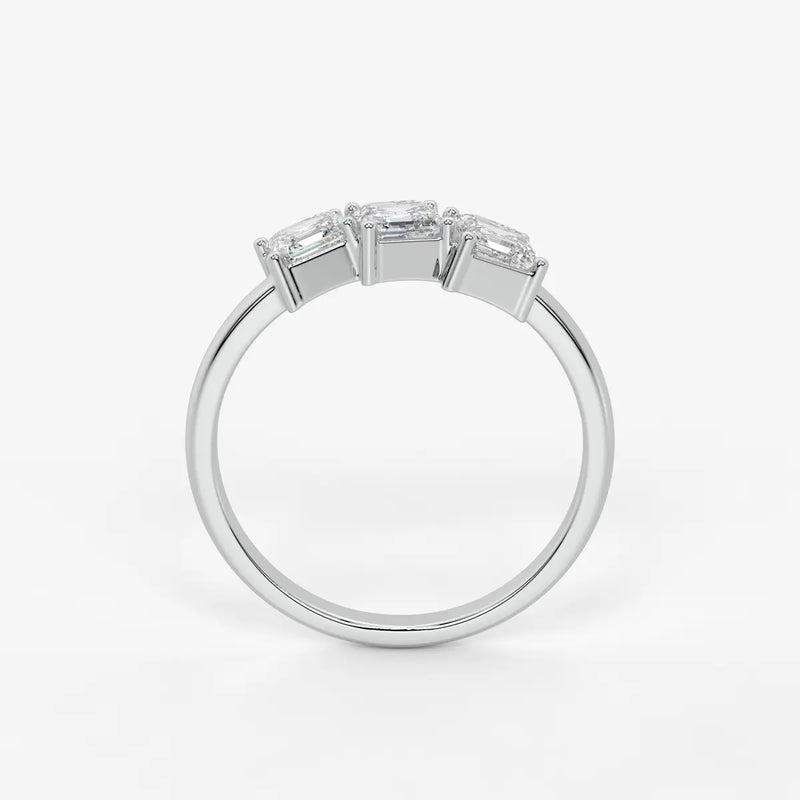 Luminaire Geometric Trio Diamond Ring