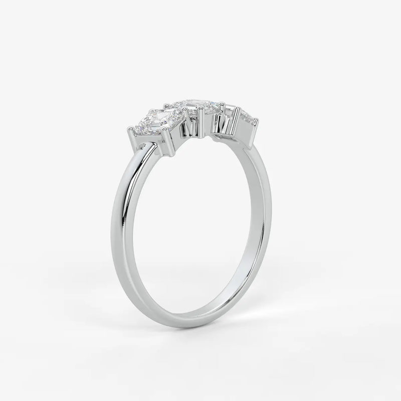 Luminaire Geometric Trio Diamond Ring