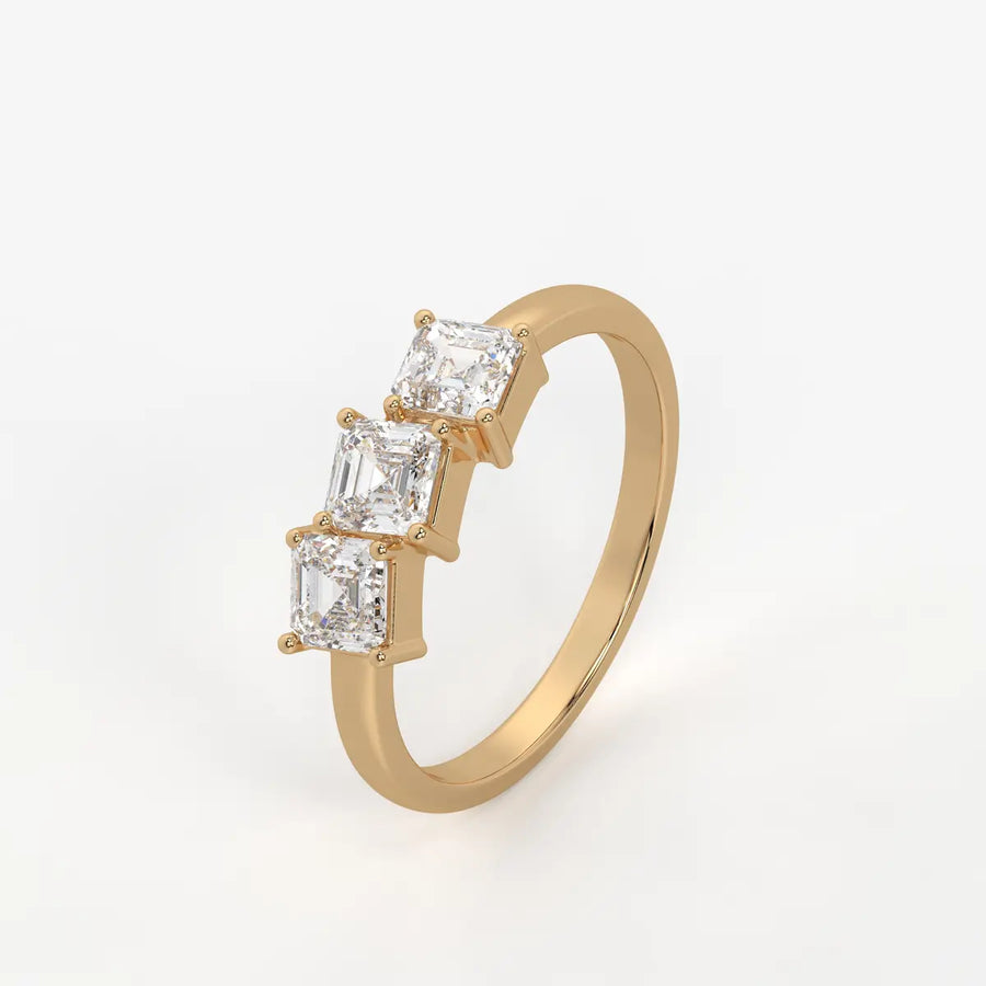 Luminaire Geometric Trio Diamond Ring