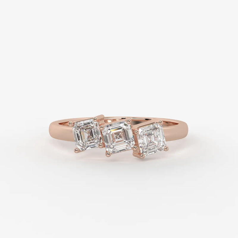Luminaire Geometric Trio Diamond Ring
