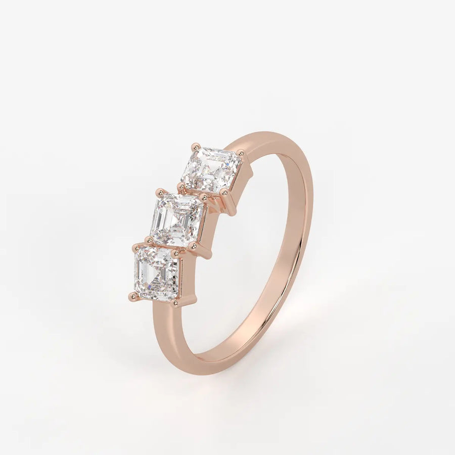 Luminaire Geometric Trio Diamond Ring
