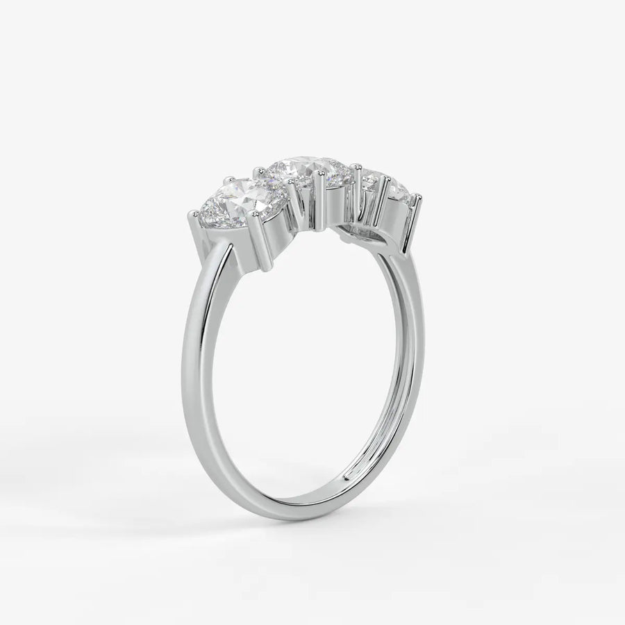 Cushira Trio Radiance Diamond Statement Ring