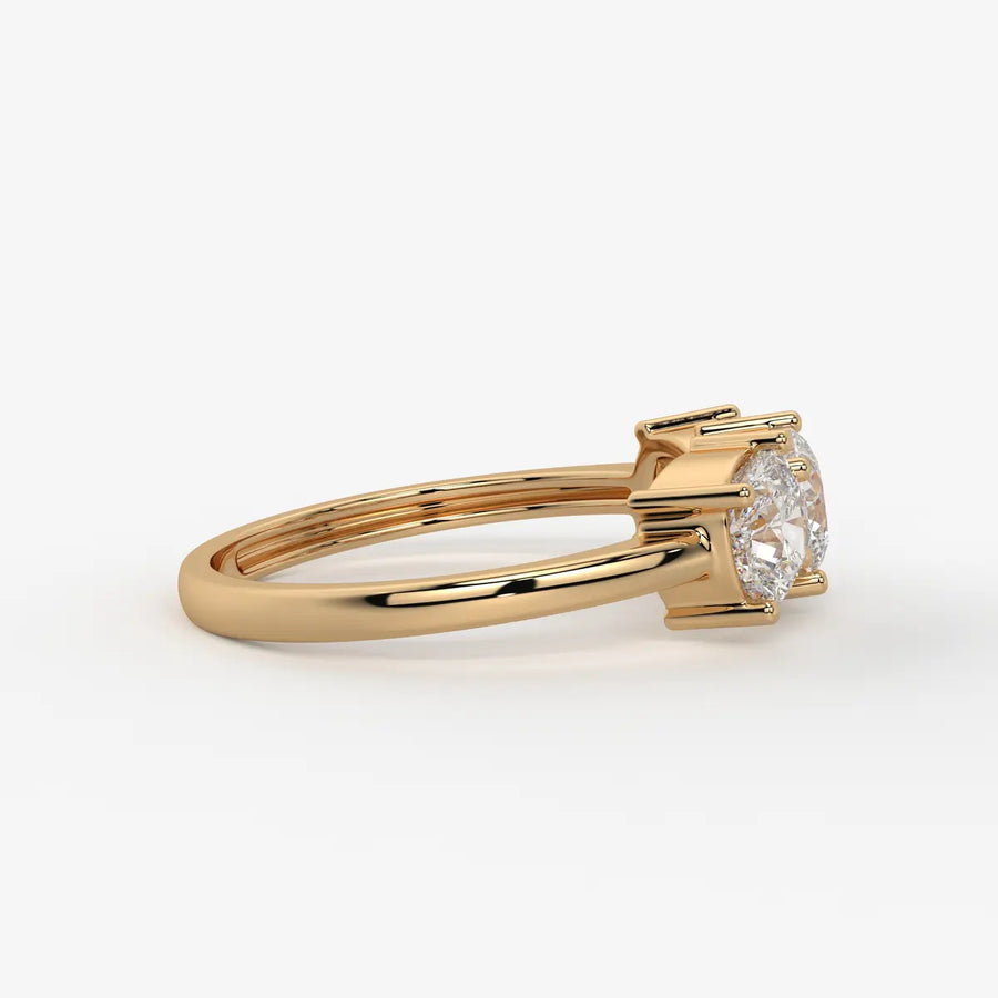Cushira Trio Radiance Diamond Statement Ring