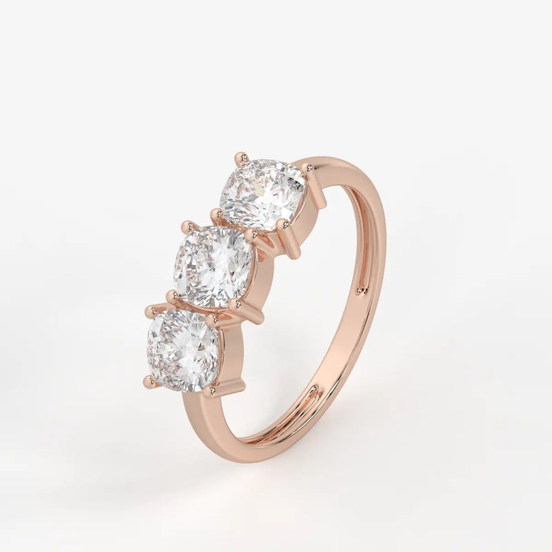 Cushira Trio Radiance Diamond Statement Ring