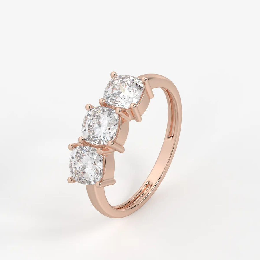 Cushira Trio Radiance Diamond Statement Ring