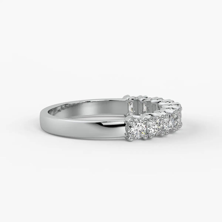 Round Eternity Stack Ladies Ring