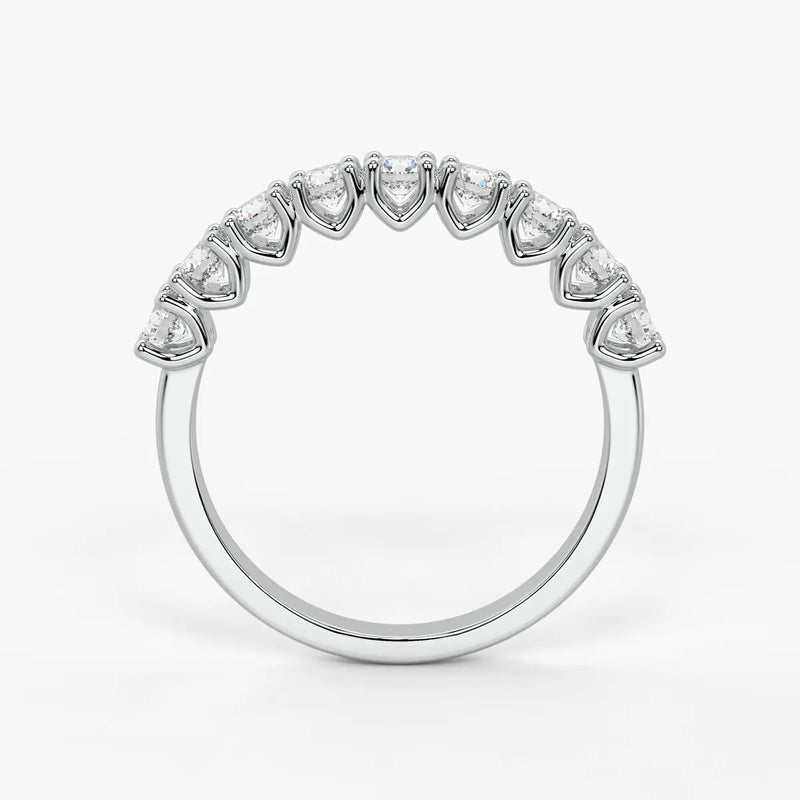 Round Eternity Stack Ladies Ring