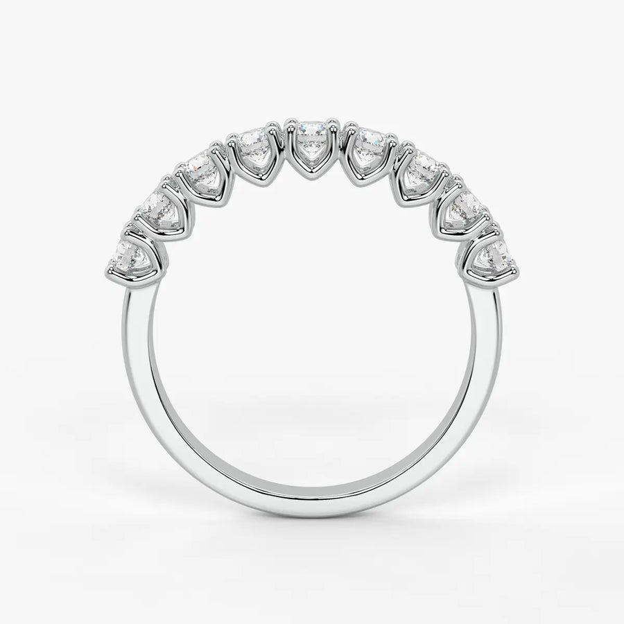 Round Eternity Stack Ladies Ring