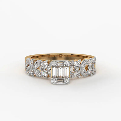 Aurora Mosaic Diamond Ring