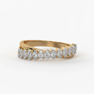 Maeve Contour Diamond Ring
