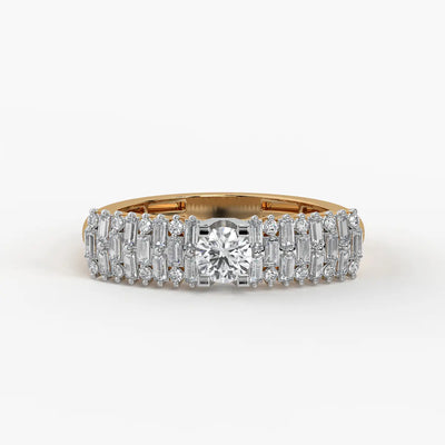 Empire Crest Diamond Ring