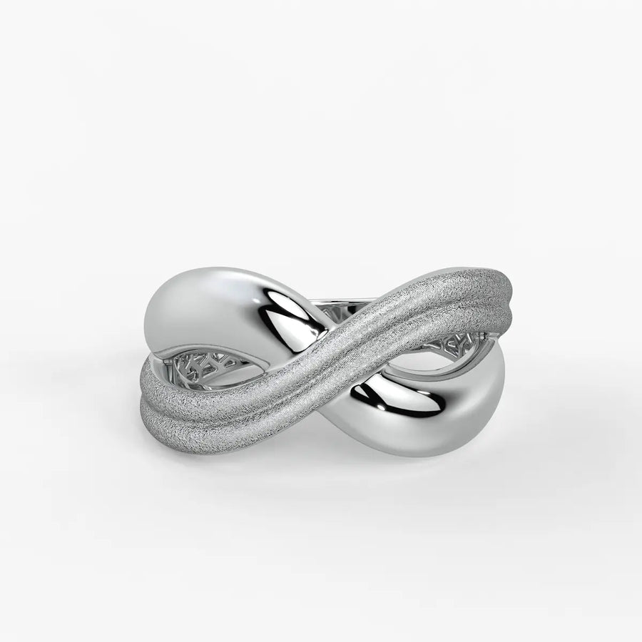 Triple Groove Band Ladies Ring