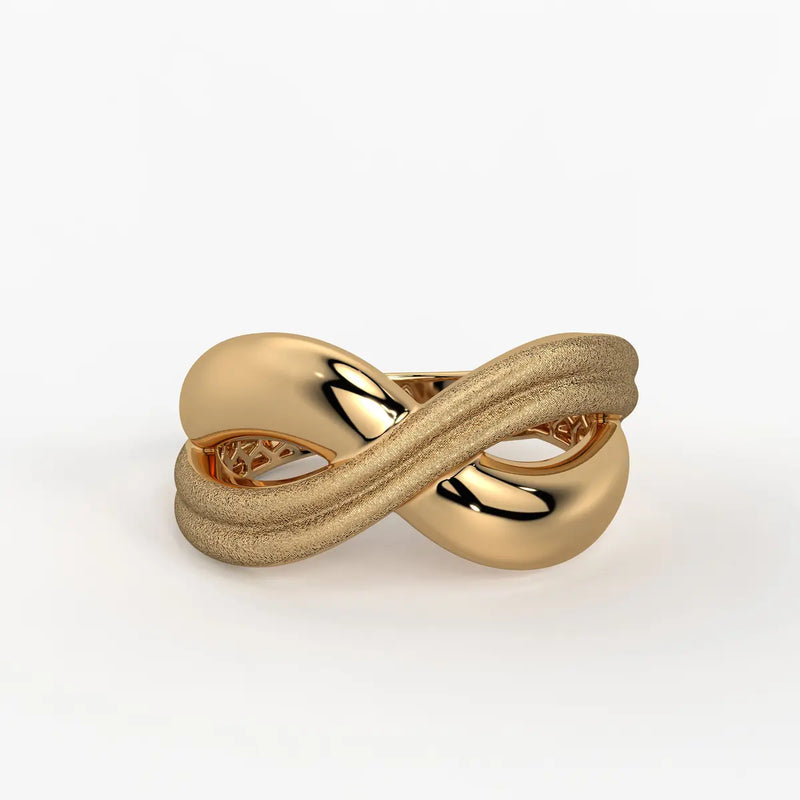 Triple Groove Band Ladies Ring