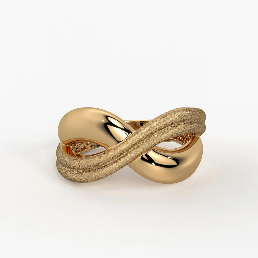 Triple Groove Band Ladies Ring