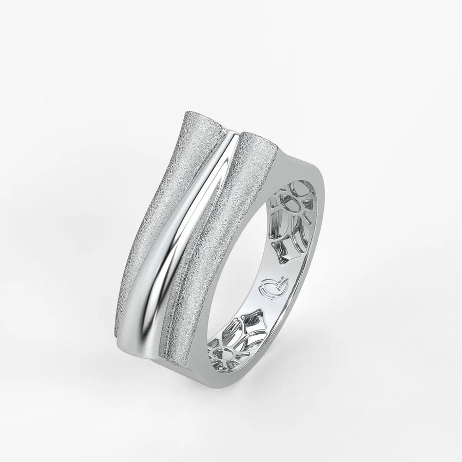 Split Curve Statement Ladies Ring