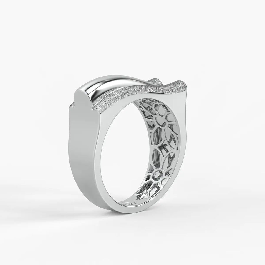 Split Curve Statement Ladies Ring
