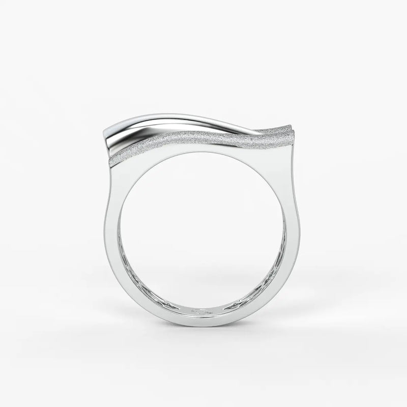 Split Curve Statement Ladies Ring