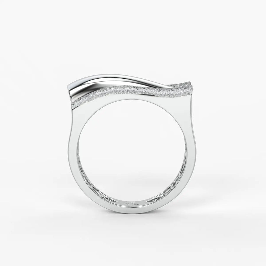 Split Curve Statement Ladies Ring