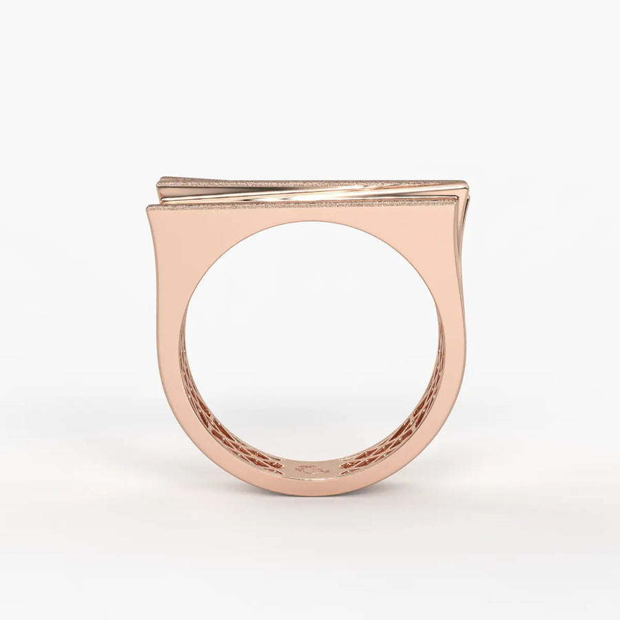 Twisted Overlap Statement Ladies Ring