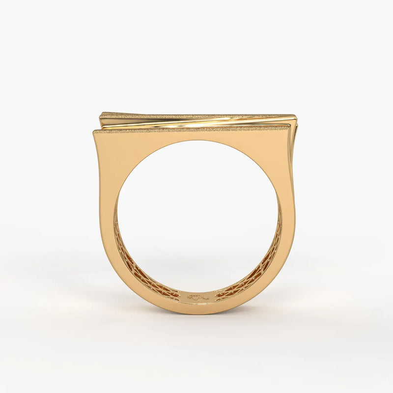 Twisted Overlap Statement Ladies Ring