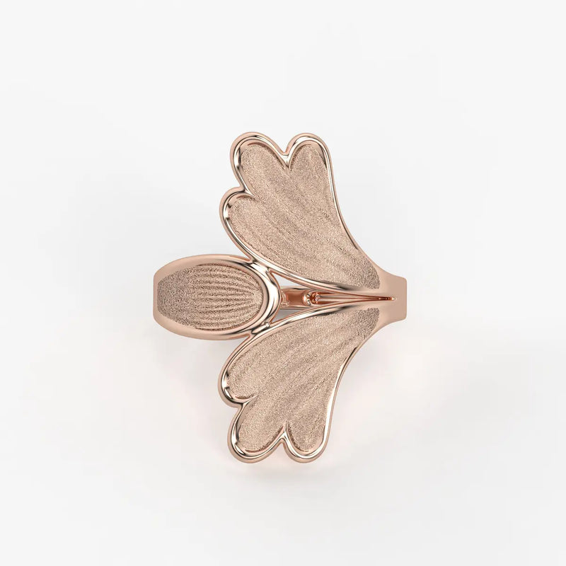 Leaf Bloom Statement Ladies Ring