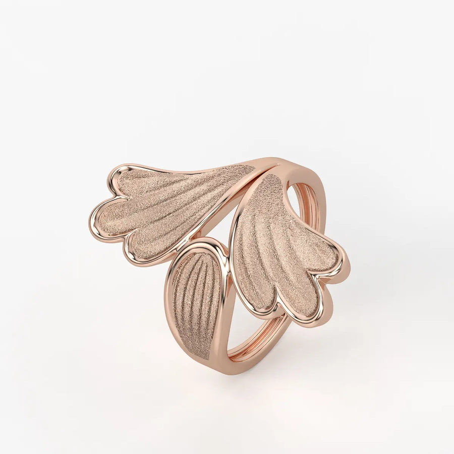Leaf Bloom Statement Ladies Ring