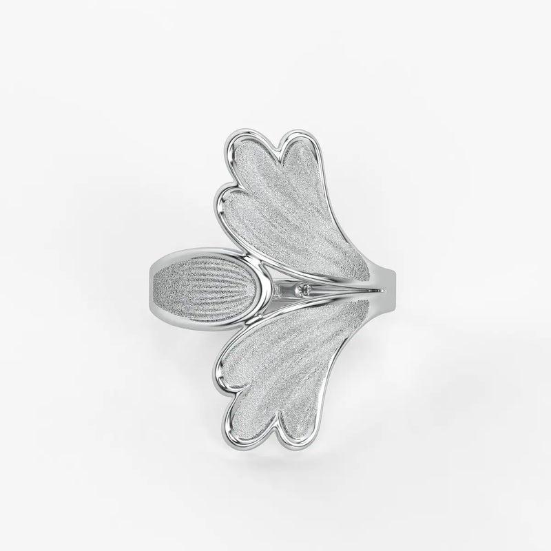 Leaf Bloom Statement Ladies Ring