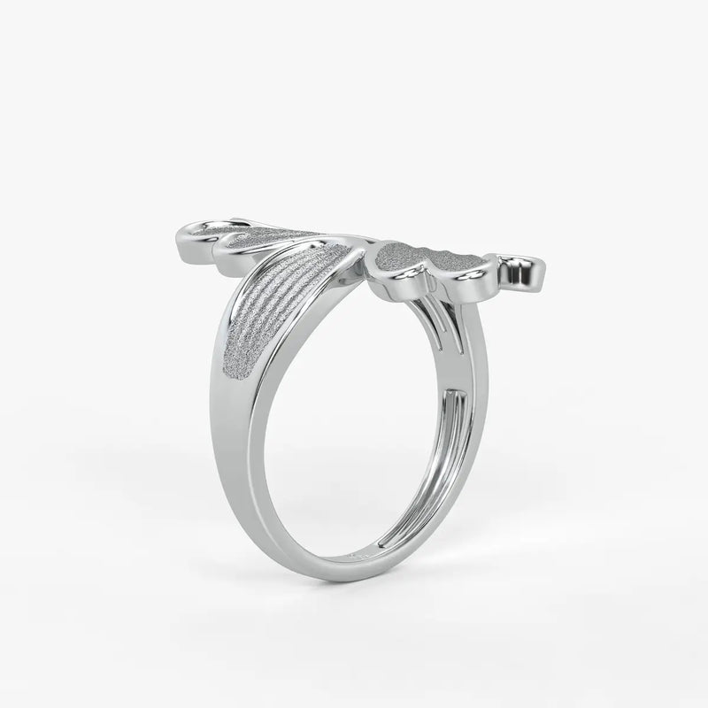 Leaf Bloom Statement Ladies Ring