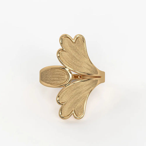 Leaf Bloom Statement Ladies Ring