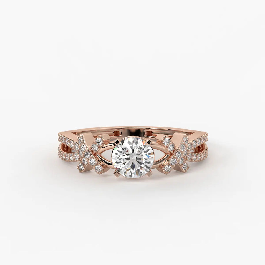 Zenvira Embrace Solitaire Diamond Ring