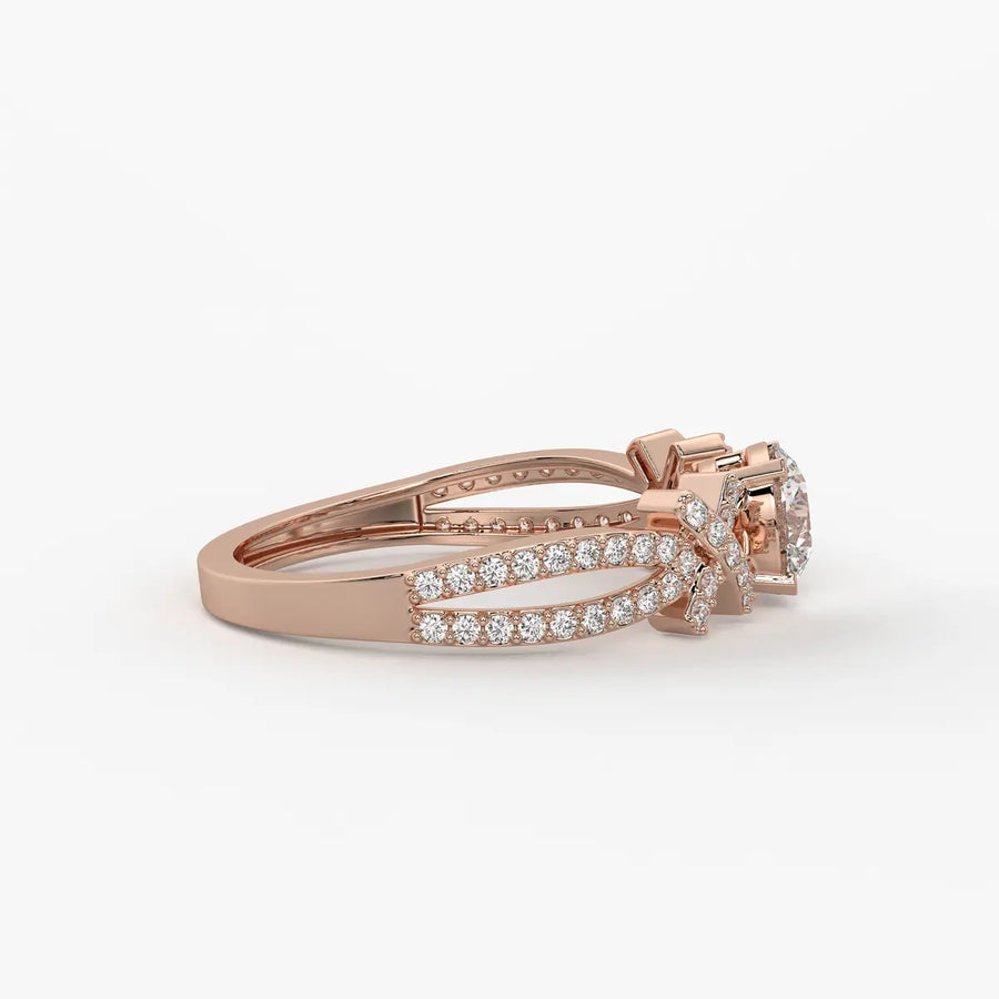 Zenvira Embrace Solitaire Diamond Ring