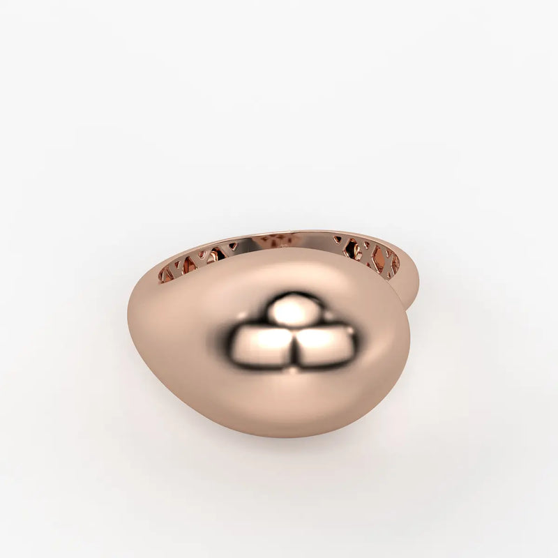Fluid Wave Fashion Ladies Ring