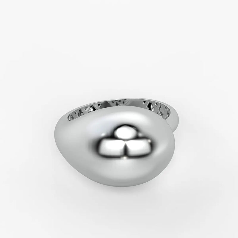 Fluid Wave Fashion Ladies Ring