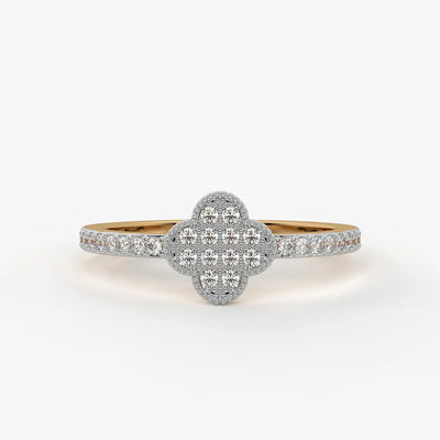 Clovermist Sparkle Diamond Ring