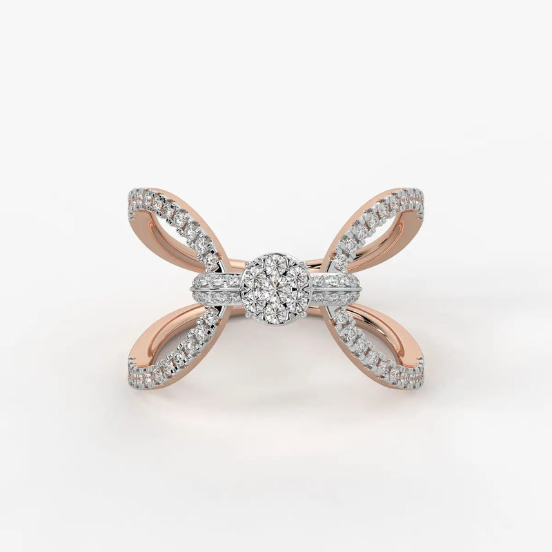 Infinity Crossover Ladies Ring
