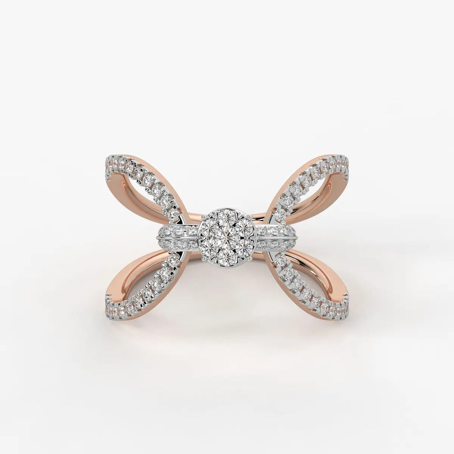 Infinity Crossover Ladies Ring