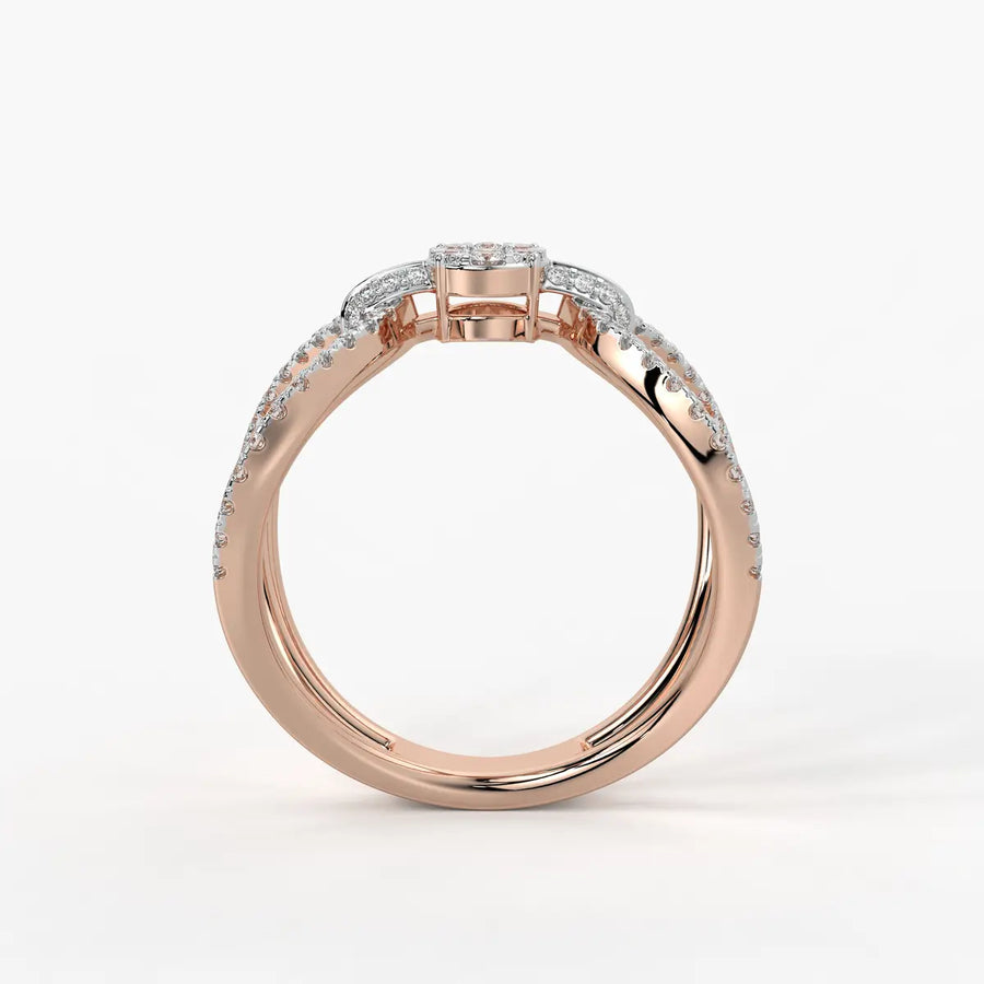 Infinity Crossover Ladies Ring