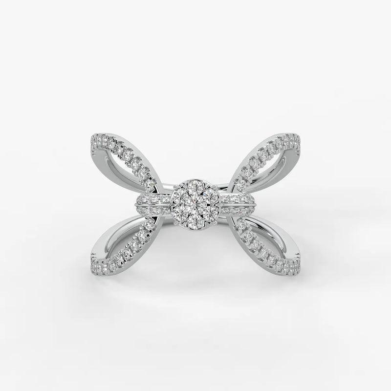 Infinity Crossover Ladies Ring