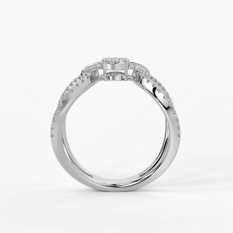 Infinity Crossover Ladies Ring