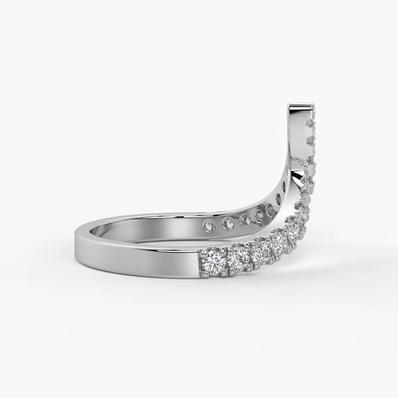 Chevron Wrap Ladies Ring