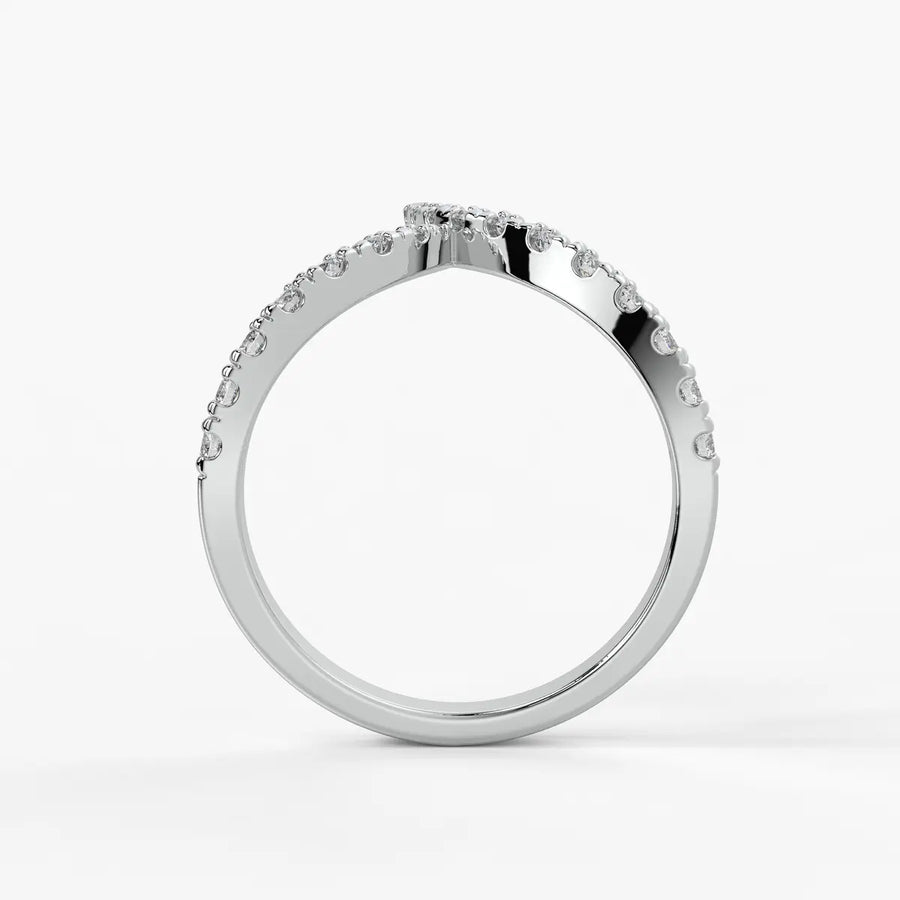 Chevron Wrap Ladies Ring