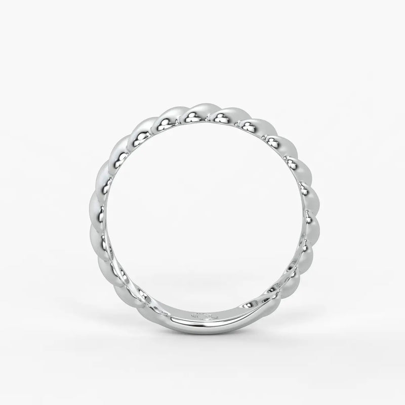 Ripple Band Ladies Ring