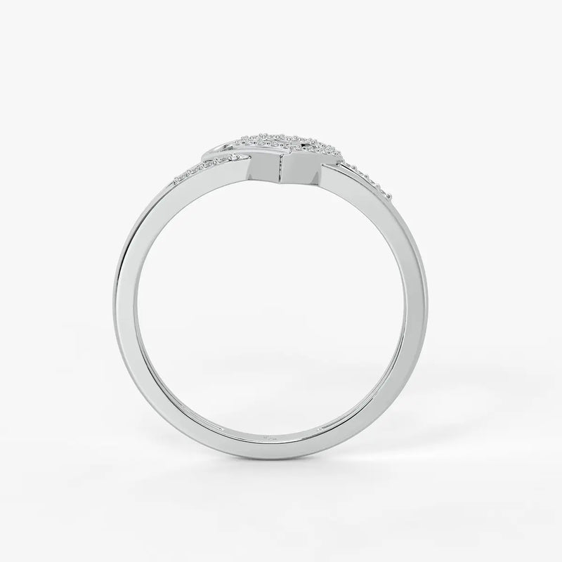 Whispering Heart Diamond Ring