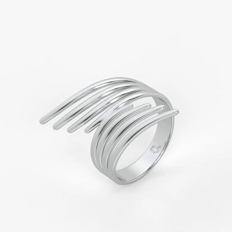 Flow Curve Statement Ladies Ring
