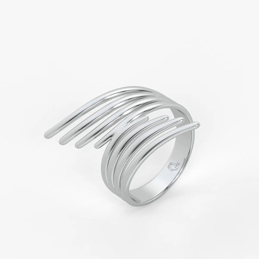 Flow Curve Statement Ladies Ring